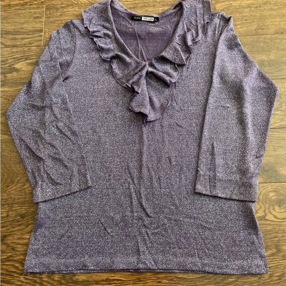 Shimmering Purple Top